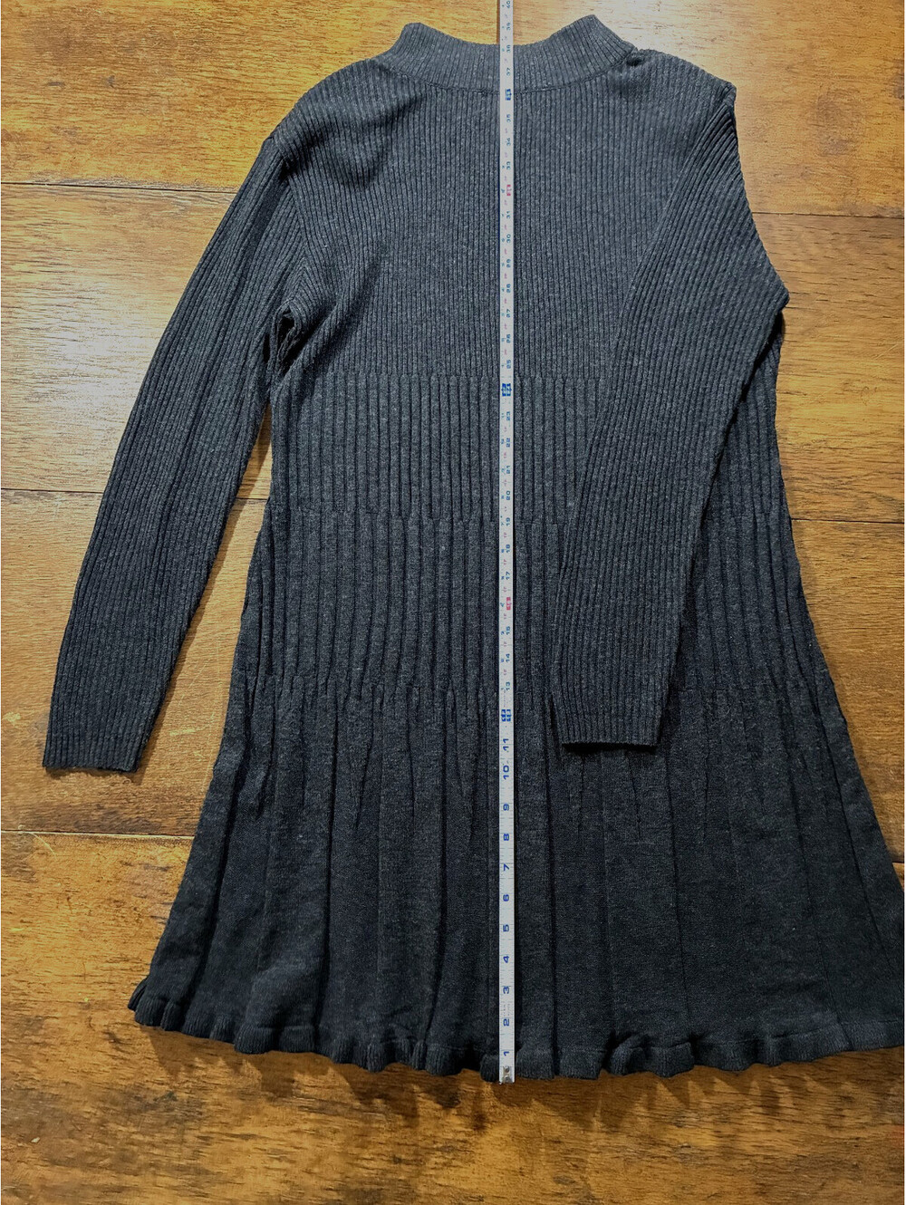 Wild Rose Sport Gray Pull Over Sweater Dress - XLG